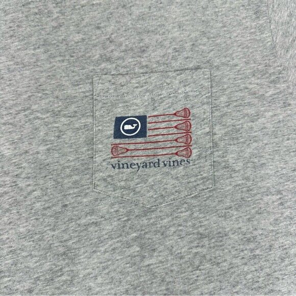 Vineyard Vines Men’s Gray Oversized Crew Neck Long Sleeve Athleisure Tee XL/C51 - Picture 5 of 11